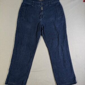 Vintage Sean John Mens‎ Corduroy Pants Size 38 Blue Casual Skater Grunge Y2K